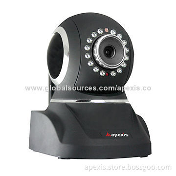 Wireless Smart Home P2P Megapixel IP Cameras, Supports Pan/Tilt and Wi-Fi Connection